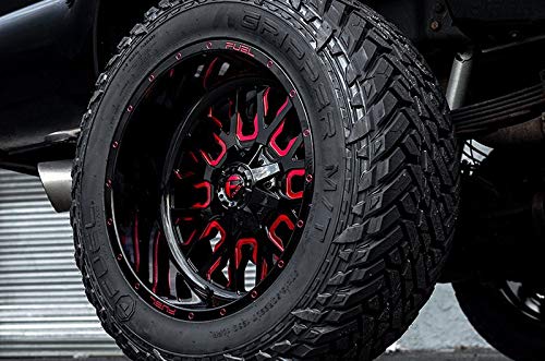 D612 Fuel Offroad Black Wheel tpms (17 x 9. inches /6 x 135 mm, 1 mm Offset)