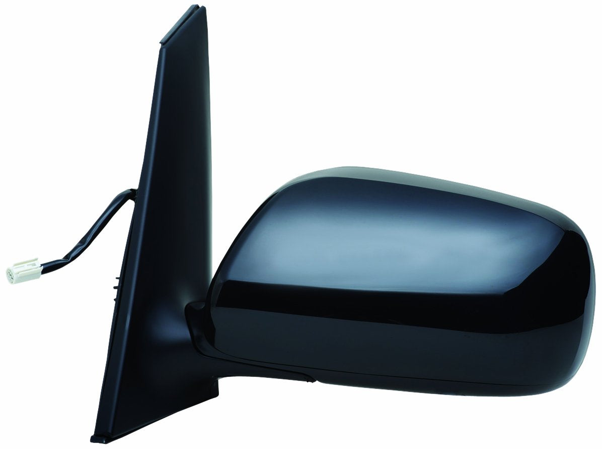 Fit System Mirror Driver Side for Toyota Prius, PTM Cover, Foldaway, Power, Black