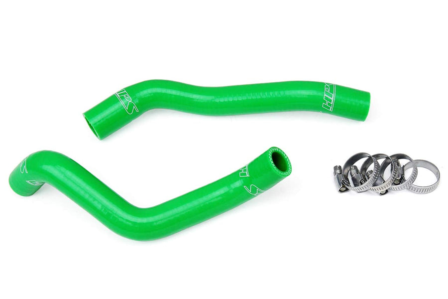 Green HPS 57-1368-GRN Silicone Radiator Coolant Hose Kit