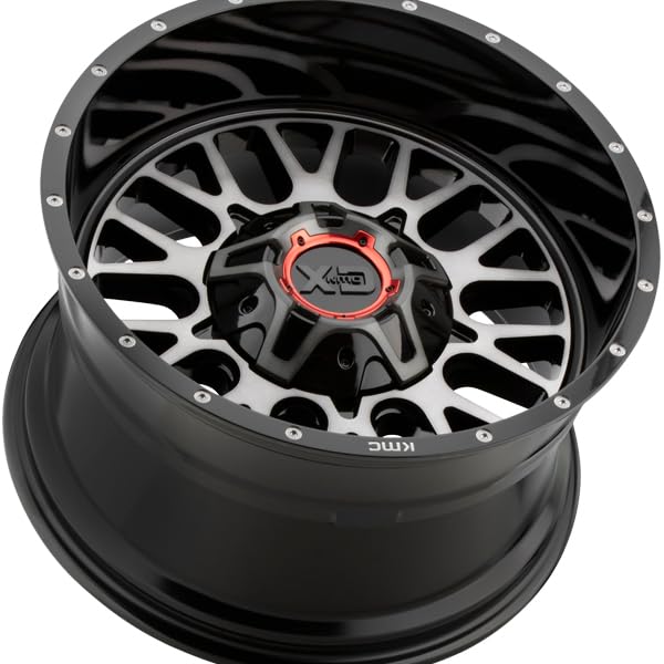 XD842 SNARE Black Wheel BY KMC WHEELS XD SERIES (20 x 10. inches /8 x 124 mm, -18 mm Offset)