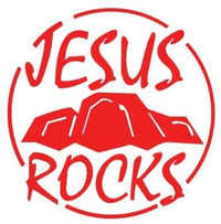 Red Skyjacker JRD6-R 6" Jesus Rocks Decal