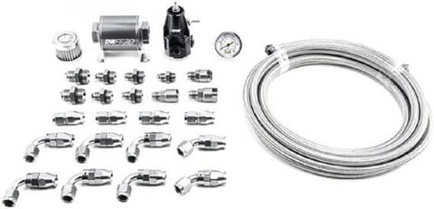 X2 Series Deatschwerks Pump Module -6AN PTFE Plumbing Kit for 2010-15 Camaro Base or SS (6-610)