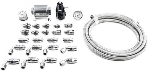 X2 Series Deatschwerks Pump Module -6AN PTFE Plumbing Kit for 2010-15 Camaro Base or SS (6-610)