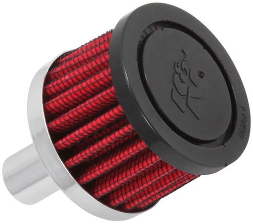 K&N Air Filter/Breather Vent: High Performance, Premium, Washable, Replacement Engine Filter: Filter Height: 1.5 in, Flange Length: 1 in, Shape: Breather, 62-1020