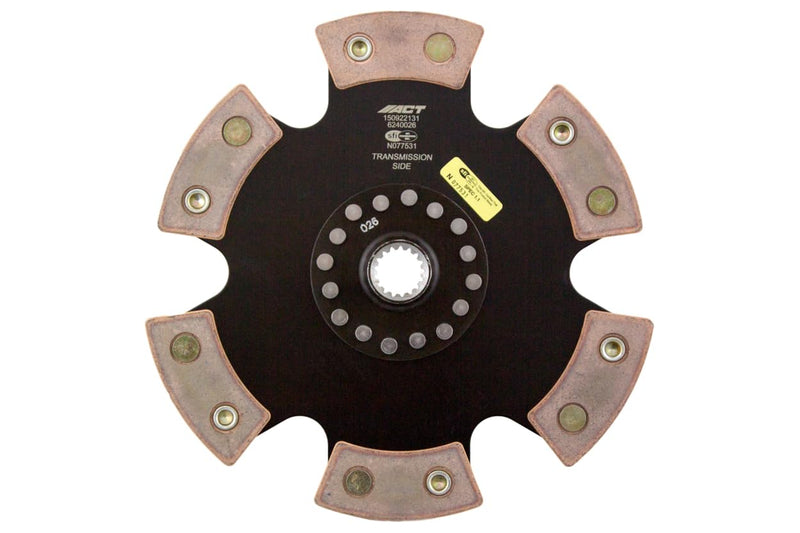 6-Pad ACT Rigid Race Clutch Disc 6240026