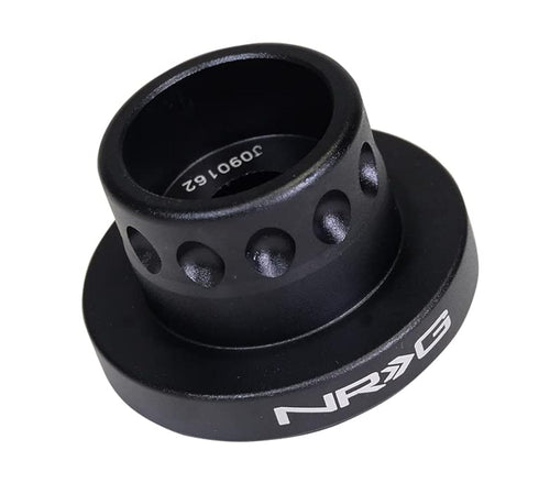 NRG Innovations Race Style NRG-SRK-RL140H Steering Wheel Short Hub Adapter, Up To 1" Shorter Overall, Black Body