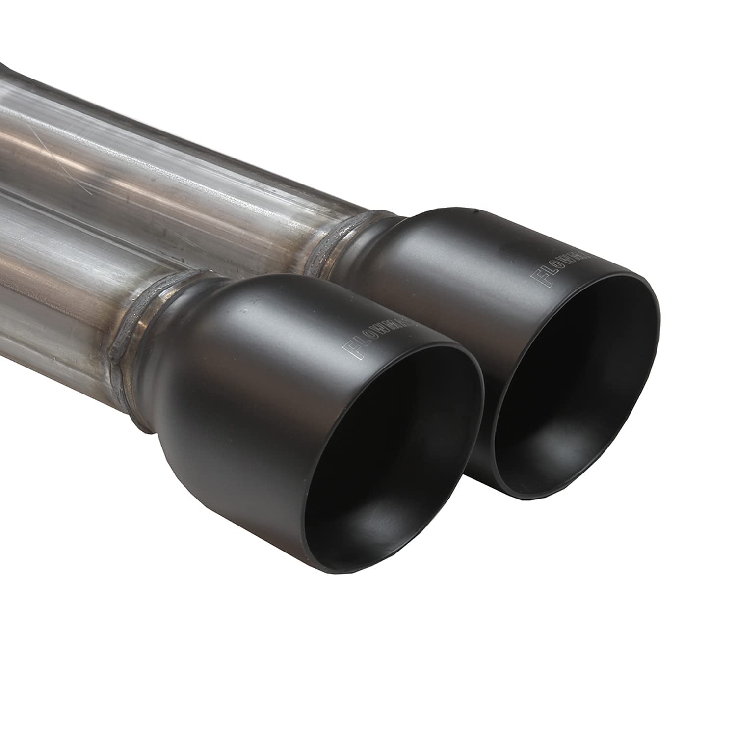 Flowmaster FlowFX 717929 Cat-Back Exhaust Kit 3 Inch to Dual 2.5 Inch Dual Side Exit 409 Stainless Steel with Black Tips Compatible with 2009-2013 GM Silverado/Sierra 1500 5.3L V8