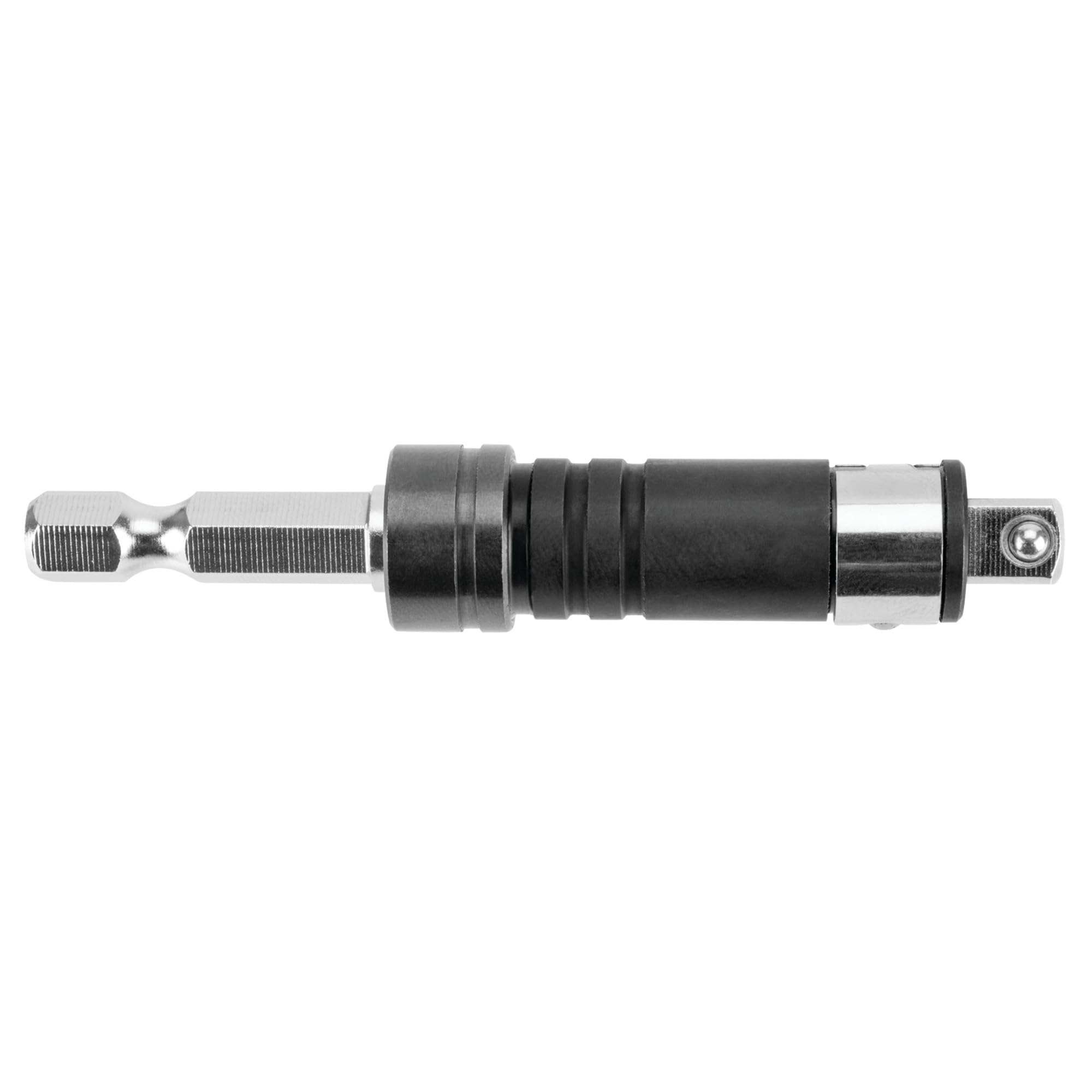 W8604 Performance Tool 2-in-1 1/4-Inch Drive Bit Socket Adapter, Quickly Convert from a Bit to a Socket Holder with a Push-Pull Mechanism