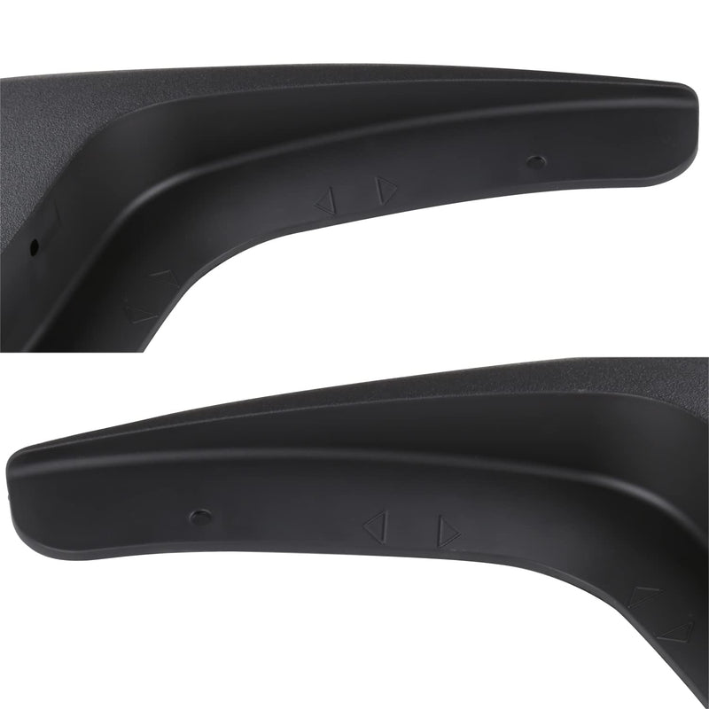 4 Piece Spec-D Tuning Splash Guard Mud Flaps w/Wheel Lip Front + Rear Compatible with 2015-2018 Ford F150