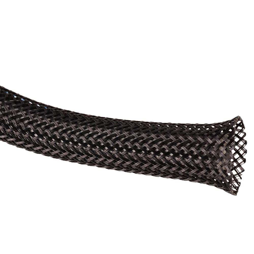 1In Install Bay Expandable Sleeving Black - 65Ft