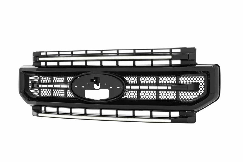 Ford Super Duty Morimoto XBG LED Grille (20-22) (Gloss Black / White DRL) HTMC XBG10