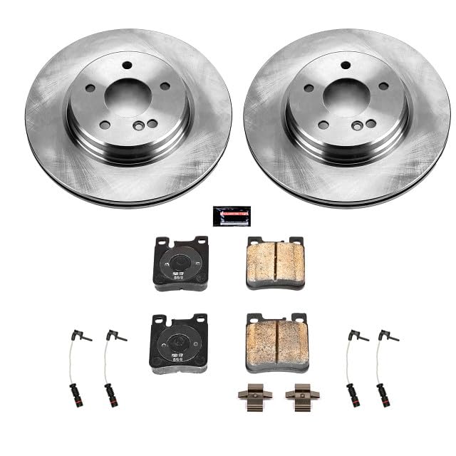 Brake Kit PowerStop For C43 AMG 1998-2000, SLK32 AMG 2002-2004 [Model Specific] - Rear OE Disc Rotors & Ceramic Brake Pads Replacement, KOE6472