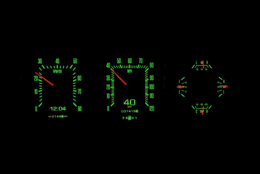 Dakota Digital Retrotech RTX-73F-PU-X Gauge Instrument System Compatible with 1973-79 Ford Pickup