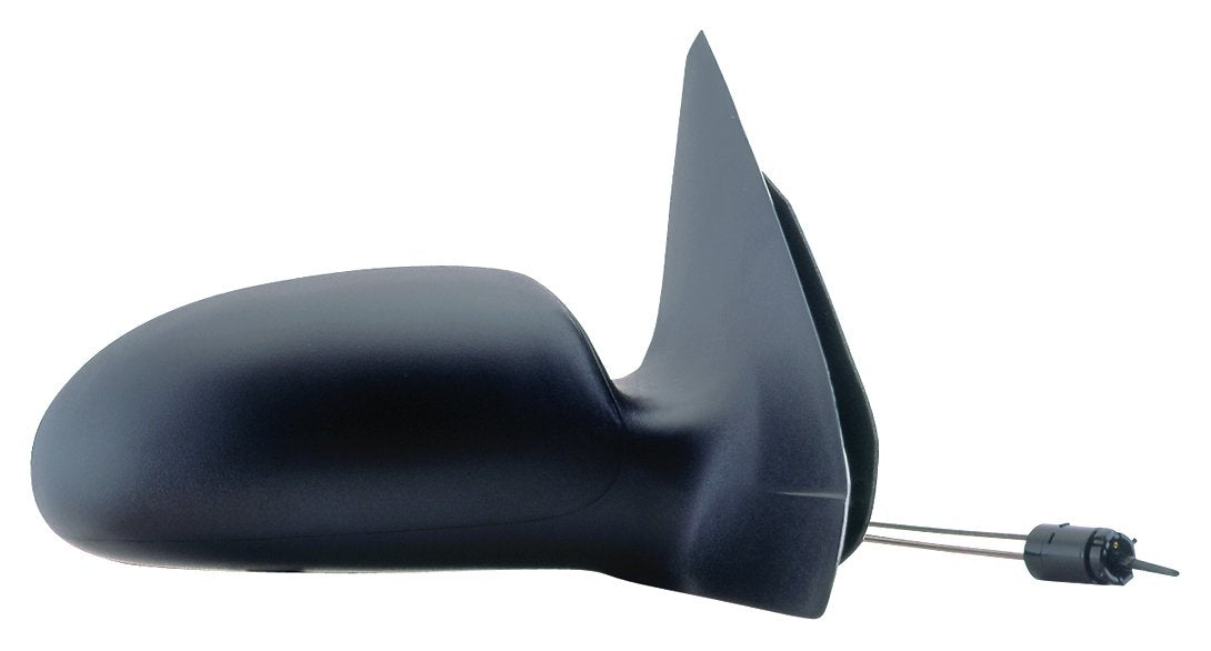 Fit System Side Passenger Mirror for Ford Focus, Black, Non-Foldaway, Manual Remote