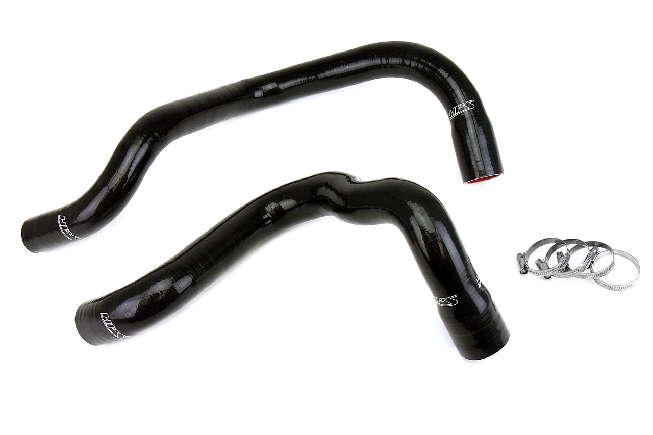 3-ply HPS Black Reinforced Silicone Radiator Coolant Hose Kit 57-1908-BLK