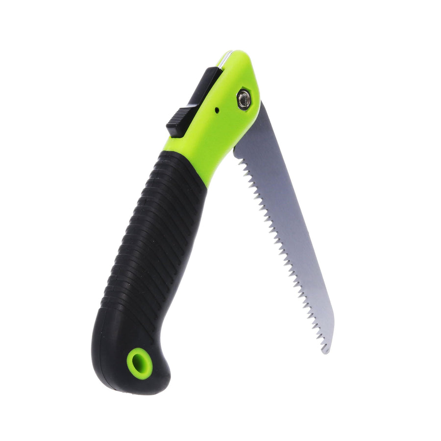 HME Mini Pocket Folding Hand Saw with 5" Carbon Steel Blade for Hunting, Camping, Backpacking, Pruning