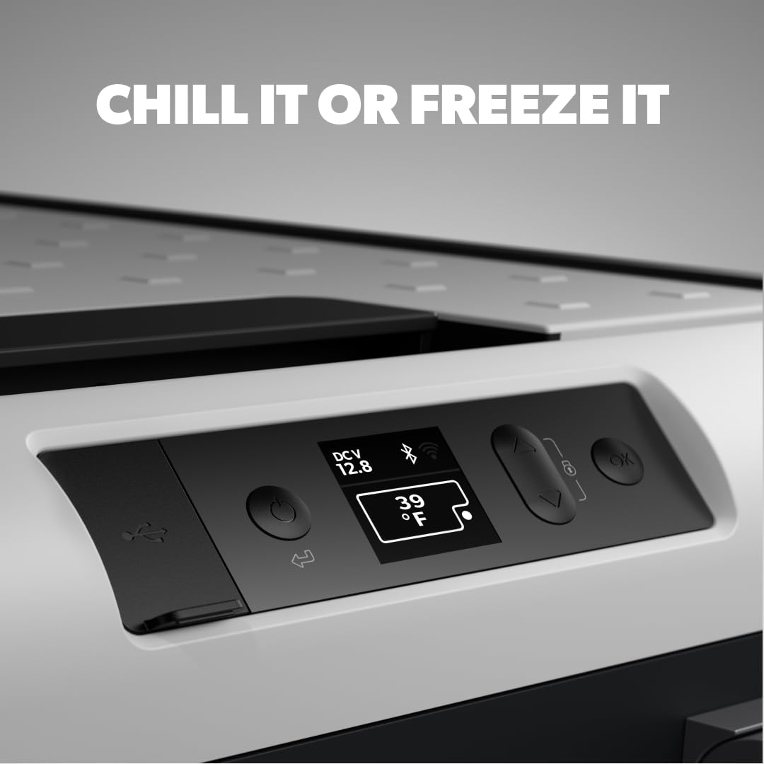 Dometic 100-Liter CFX3 Portable Refrigerator and Freezer, Powered by AC/DC or Solar
