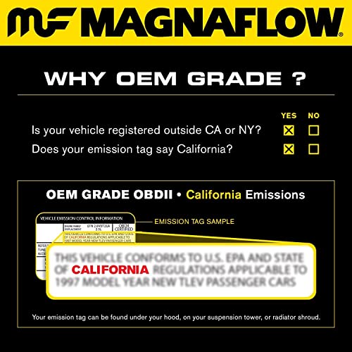 Large MagnaFlow Exhaust Products Stainless Steel Glasspack Muffler 18124