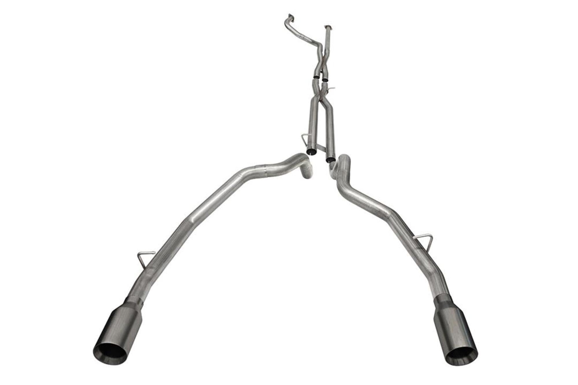 2021-2024 Dodge Ram TRX Crew Cab Corsa Baja Catback Exhaust Dual Rear Gunmetal Tip