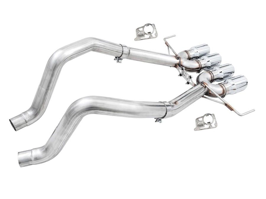 Track Edition AWE Tuning 14-19 Chevy Corvette C7 Z06/ZR1 (w/o AFM) Axle-Back Exhaust w/Chrome Tips - 3020-42073