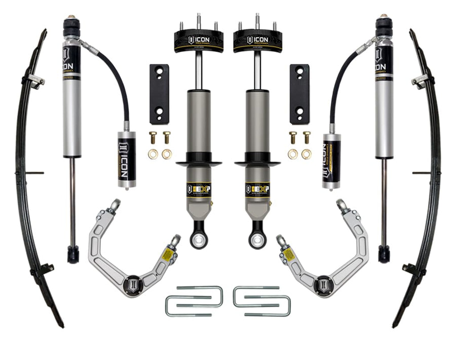 0-2" Lift ICON Stage 3 EXP Suspension System, Billet, Compatible with 05-22 Tacoma, K53222