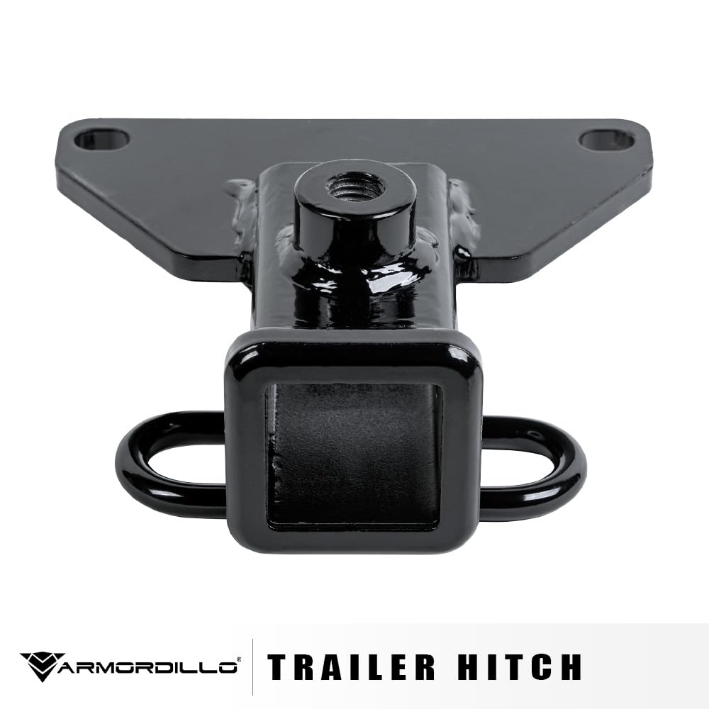 Class 3 Armordillo Trailer Hitch 2-Inch Receiver|Compatible with 2020-2025 Jeep Gladiator|8735466|Tow Hitch|Gloss Black