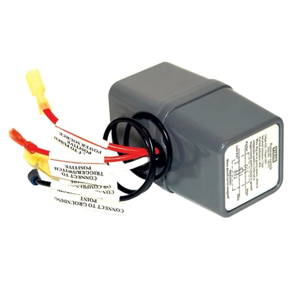 12V Only Pressure Switch with Relay, 1/8" NPT M Port, (165 PSI On, 200 PSI Off), P/N 90118