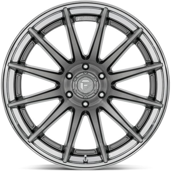 FUEL OFF-ROAD 20X10 FC403 BURN 5X5.0 4.79-18mm PLATINUM WITH CHROME LIP - FC403AP20105018N