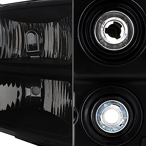 Headlight Xtune HD-JH-GSIE07-AM-BSM (GMC Sierra 07-13 Black Smoked Crystal s)