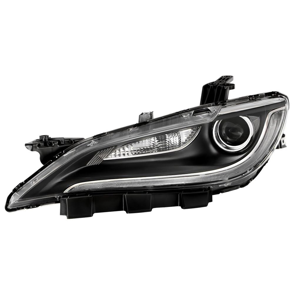 Chrysler 200 Spyder (POE) 15-17 Halogen w/o LED DRL Chrome Trim 7 pins Headlight - OE Left