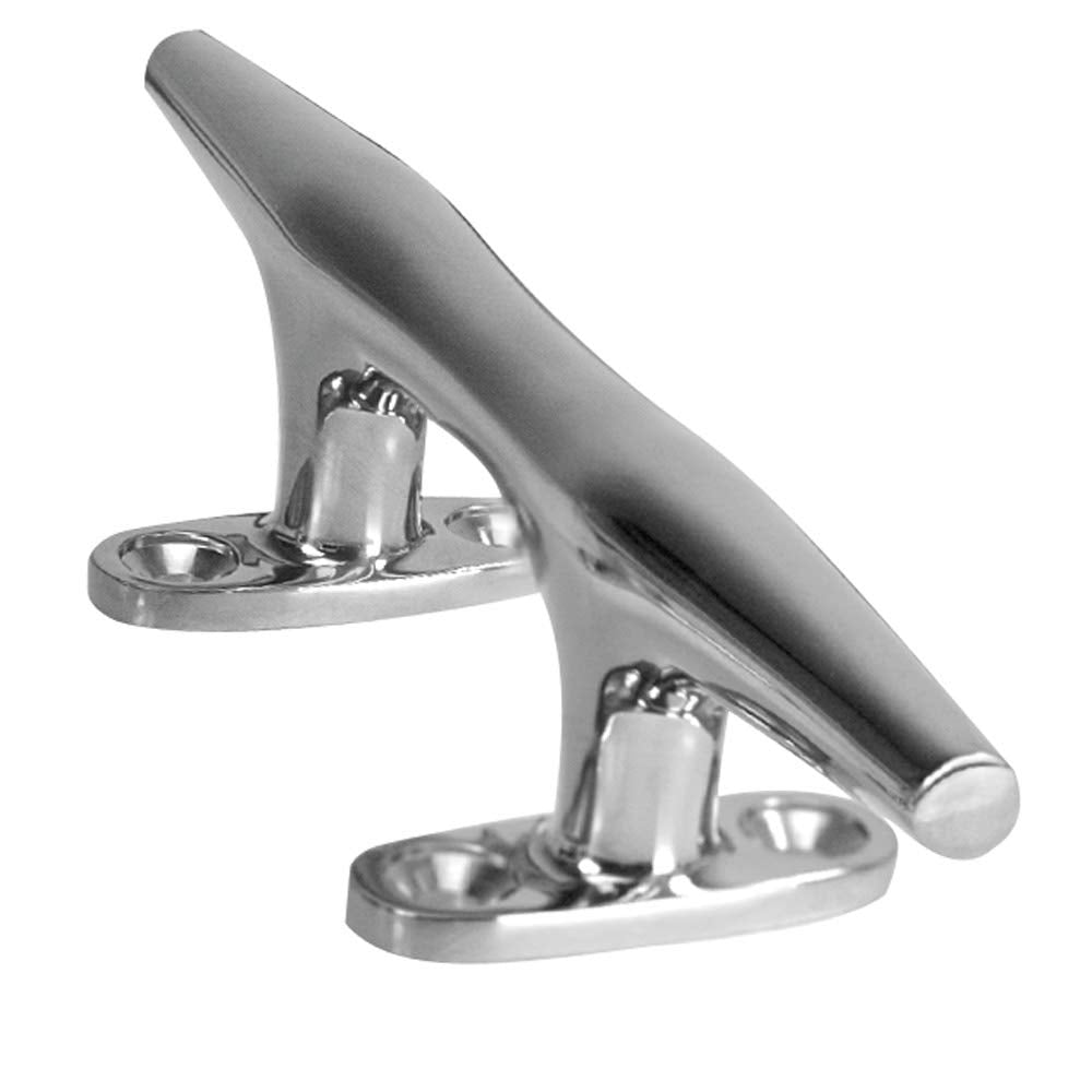 Heavy Duty Whitecap Hollow Base Stainless Steel Cleat - 10"