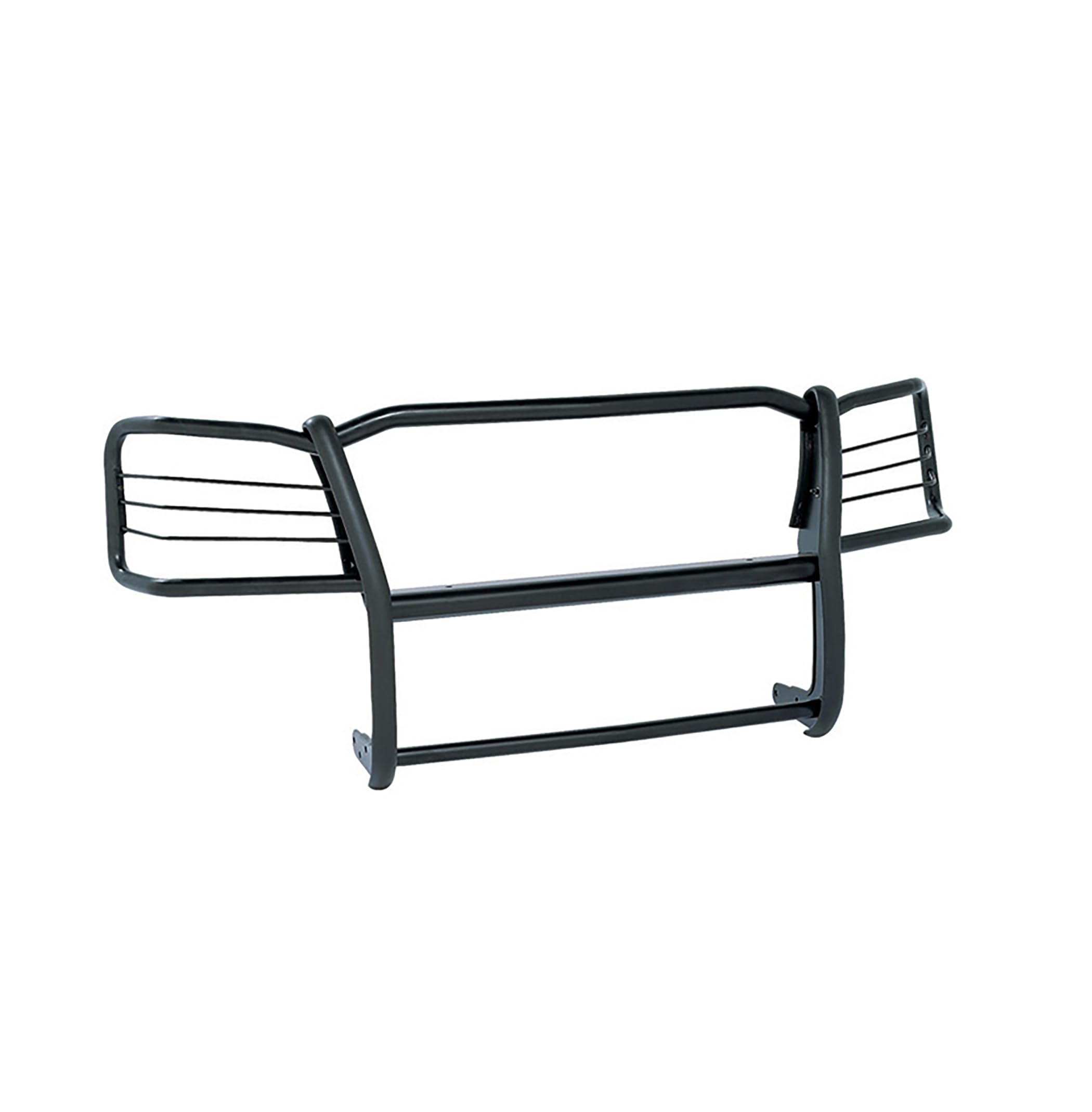 Bumper Guard Black Horse Grille brush Modular Black Compatible with 2021-2022 GMC Sierra 2500 HD|2021-2022 GMC Sierra 3500 HD-17GS15MA