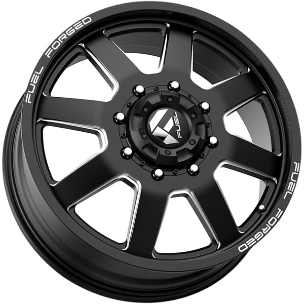 DE09 FUEL OFF-ROAD 24X8.25, 8X6.5, 8.76, 105mm MATTE BLACK MILLED - DE0924828D