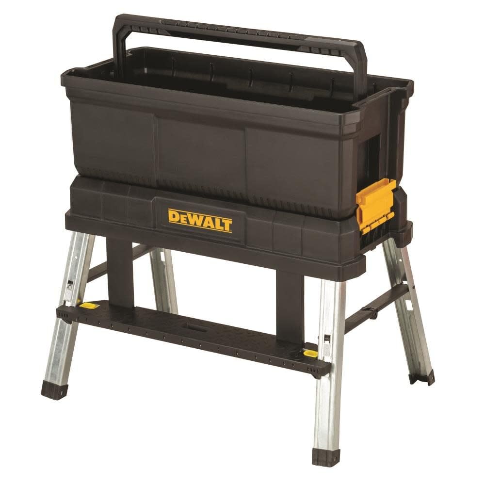 Dewalt 11.65 in. x 25 in. x 11.3 in. Storage Step Stool - DWST25090 Black