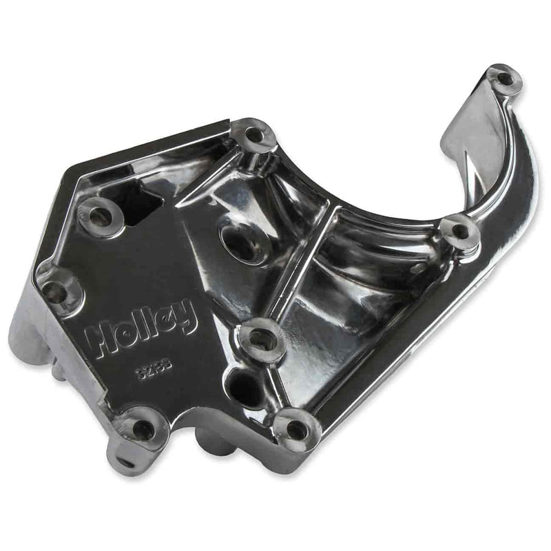 Holley LS A/C Accessory Drive Kit 20-142P - Includes SD7 A/C Compressor, Tensioner, & Pulleys- Polished