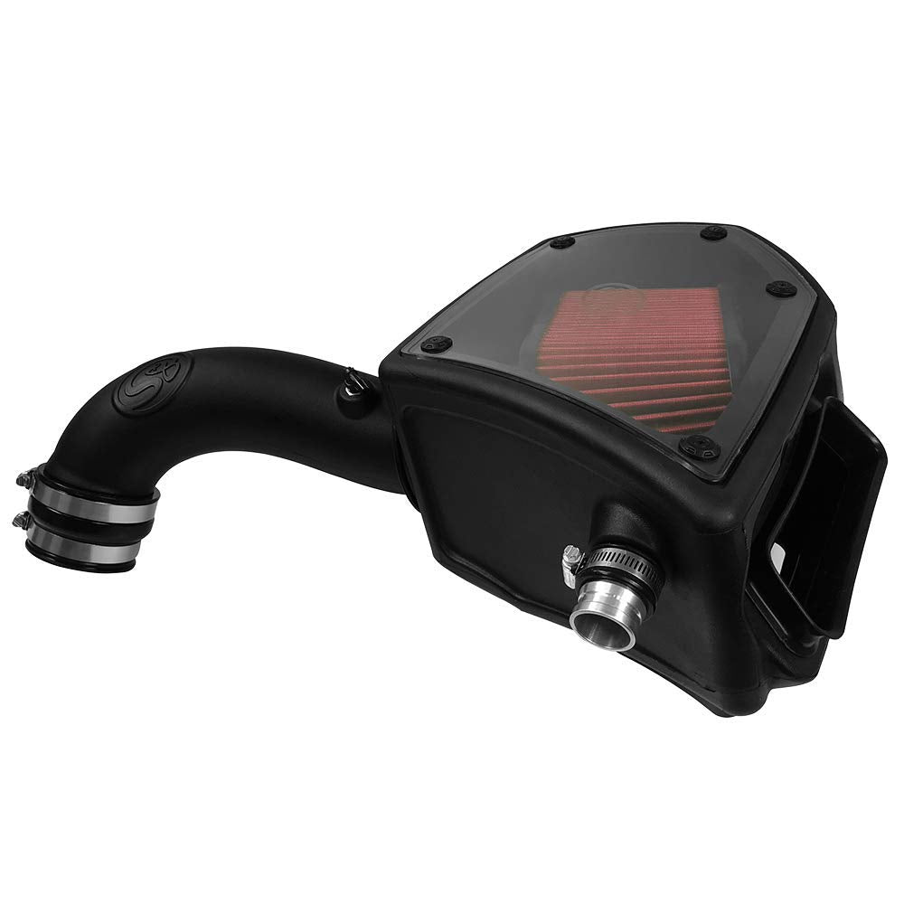 Cold Air Intake S&B Filters 75-5107 For 2015-2017 VW/AUDI 2.0T, 2018 VW 2.0T Manual Transmission (Oiled Cleanable, 8-ply Cotton Filter)