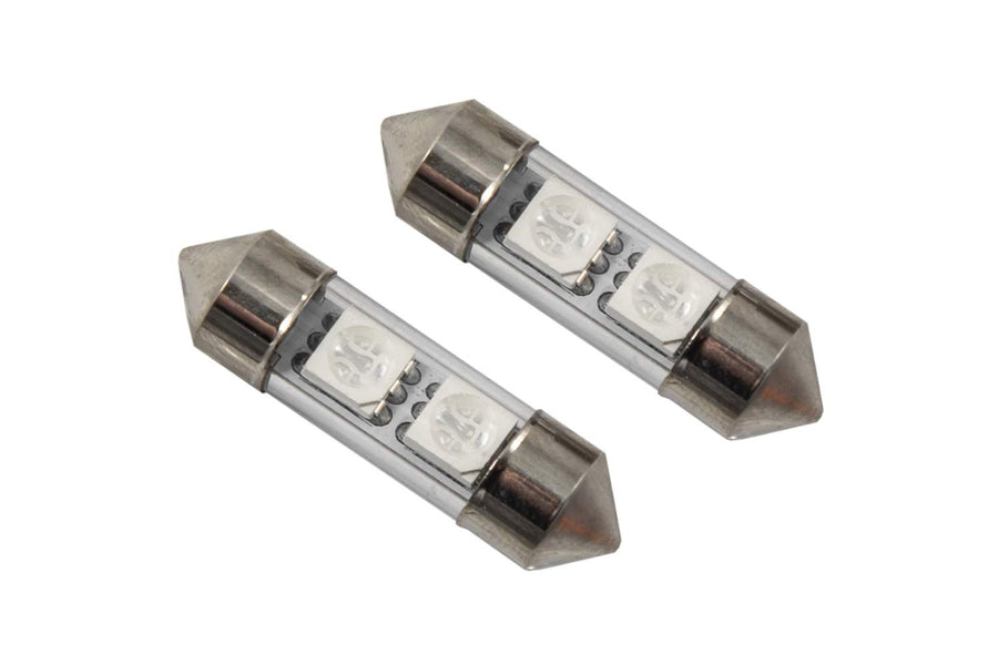 Amber 31mm SMF2 LED Bulb Pair Diode Dynamics
