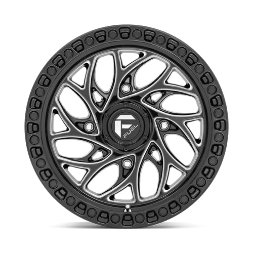 D741 Fuel 1PC 22X8.25 8X6.5 GL-BLK-MIL -240MM - D74122828D35