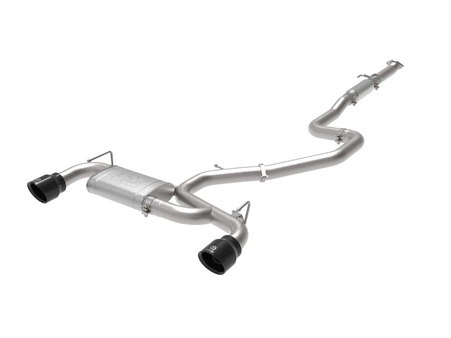 Takeda aFe Power 49-37008-B 3 IN 304 Stainless Steel Cat-Back Exhaust System w/Black Tips