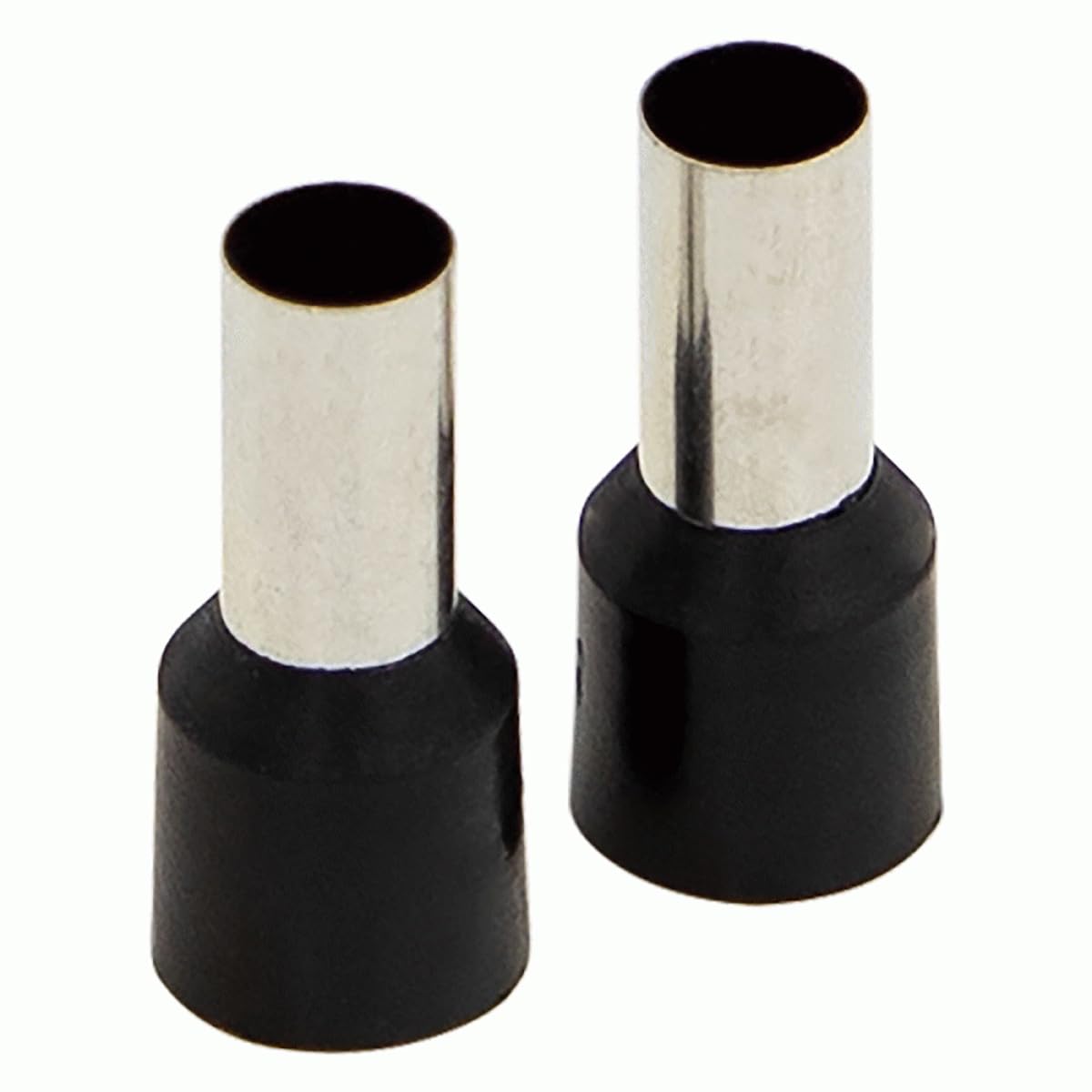 8Ga Install Bay Ferrules - Black 50 Per Bag