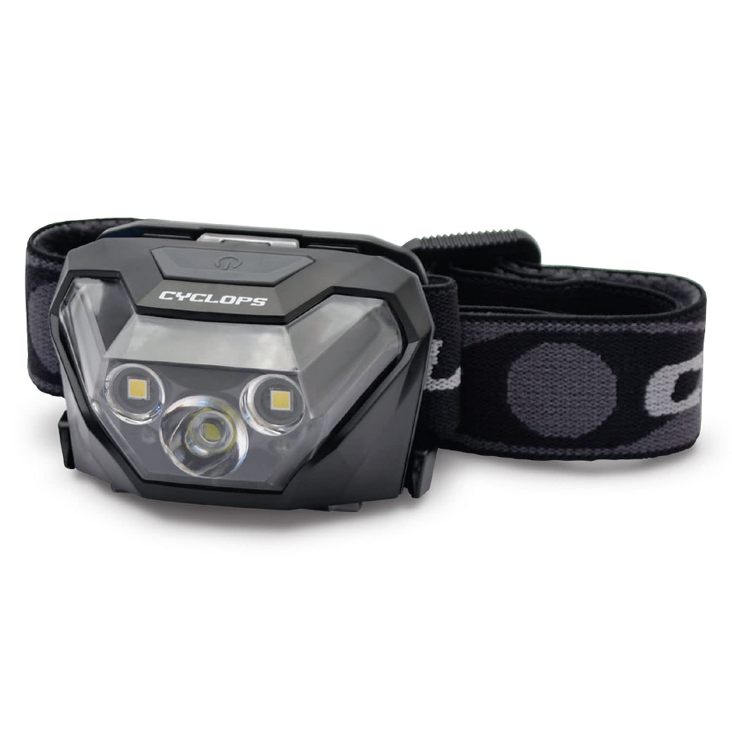 HL500 Cyclops Headlamp | Tactical Durable Lightweight Compact Adjustable Headband Weather Resistant IPX6 Bright LED 500 Lumen Head Flashlight | AAA Batteries Included