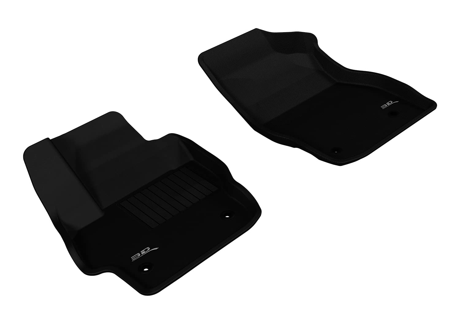 MAXpider 3D Custom Fit All-Weather Kagu Floor Mat (Black) Compatible with Mazda3 2010-2013 - R1