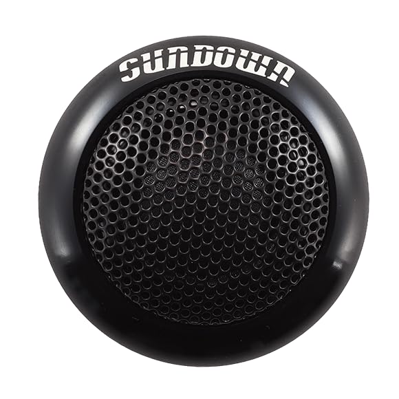 SA-6.5CS v.3 Sundown Audio 6.5" 2-Way Component Car Speakers - 125W RMS (Pair) - Silk Dome Tweeters, Carbon Fiber Cone Midrange, Cast Aluminum Frame, 24dB Crossover, Adjustable Level for Smooth Audio
