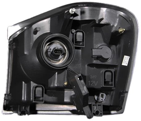 Dodge Durango Anzo USA 111110 Black With Amber Reflectors Headlight Assembly - (Sold in Pairs)