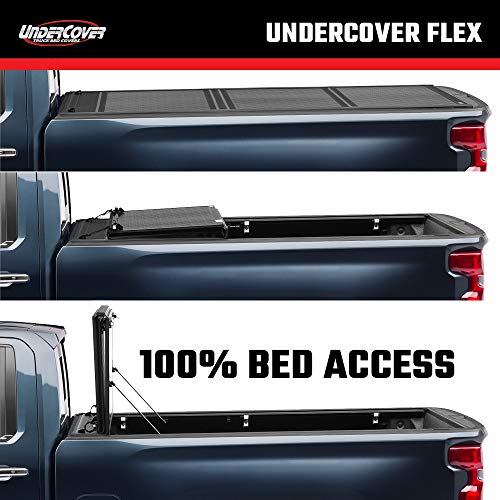 Undercover Flex Hard Folding Truck Bed Tonneau Cover | FX41002 | Fits 2005-2015 Toyota Tacoma 5' Bed (60.3")