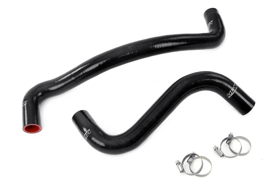 HPS Performance Silicone Black Radiator Hose Kit Compatible for 1977-1983 Mercedes-Benz 240D 2.4L Diesel 1978-1981 300CD 1977-1981 300D 1979-1980 300TD 3.0L Diesel, 57-2044-BLK