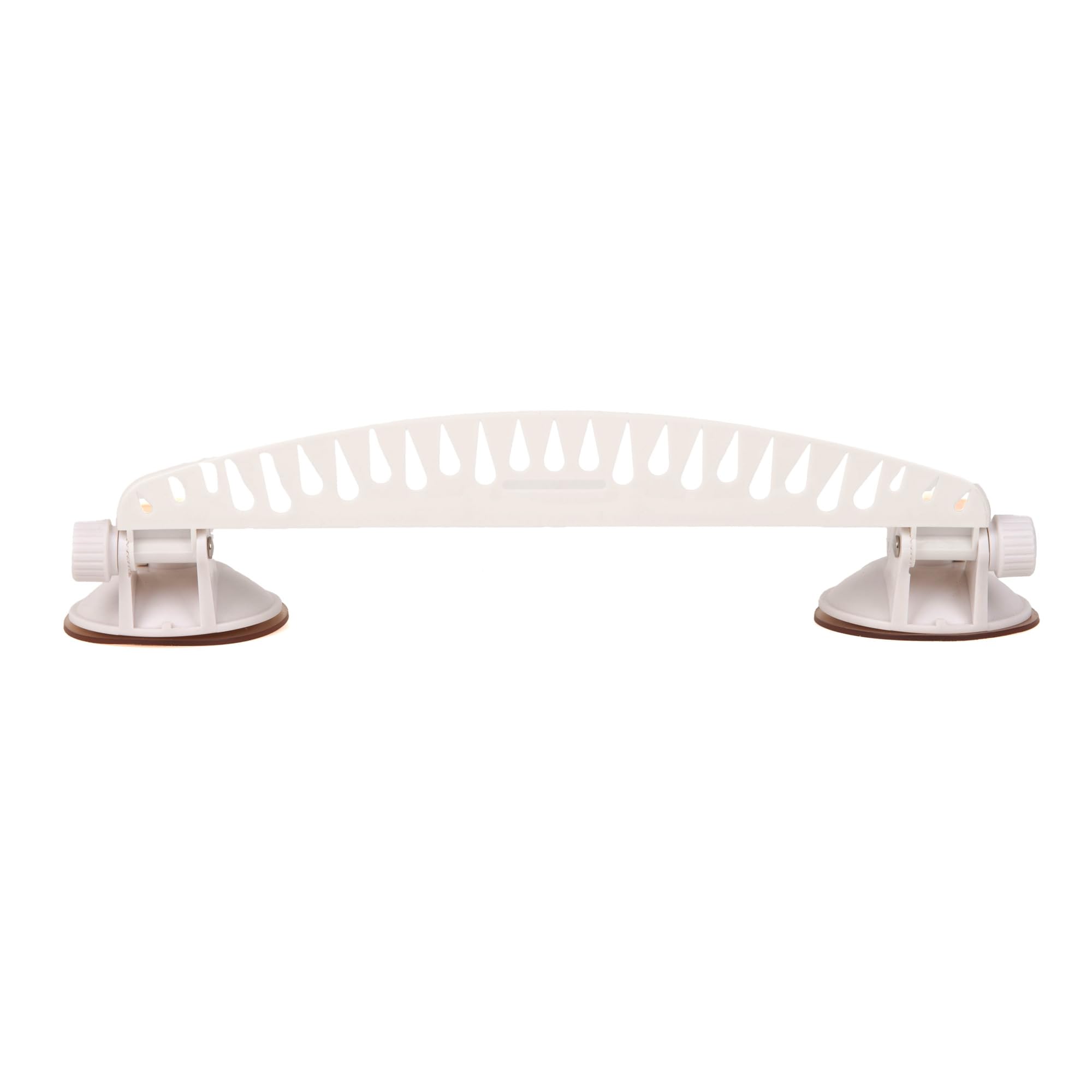 T-H Marine Lure Rack Tackle Titan | Strong Suction Cup Fishing Organizer and Tool for Boats | Fits Up to 25 Lures and Baits - White