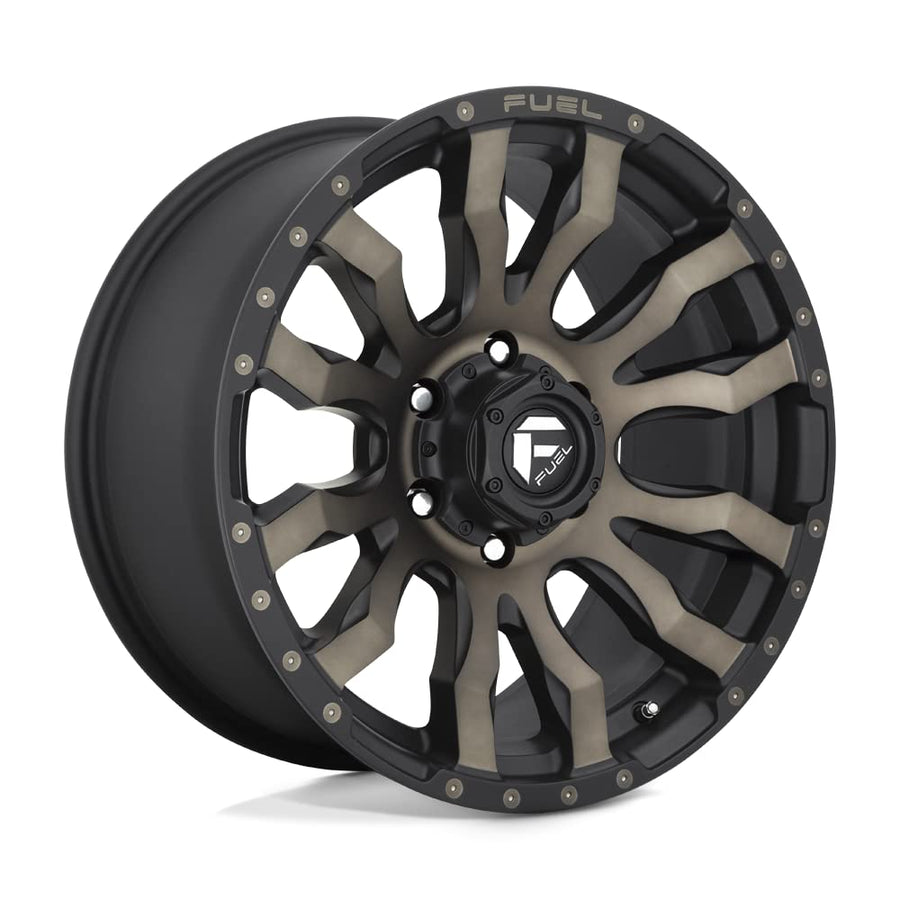 1PC Fuel D674 17X9 8X180 MT-BLK-DDT 01MM - D67417901850