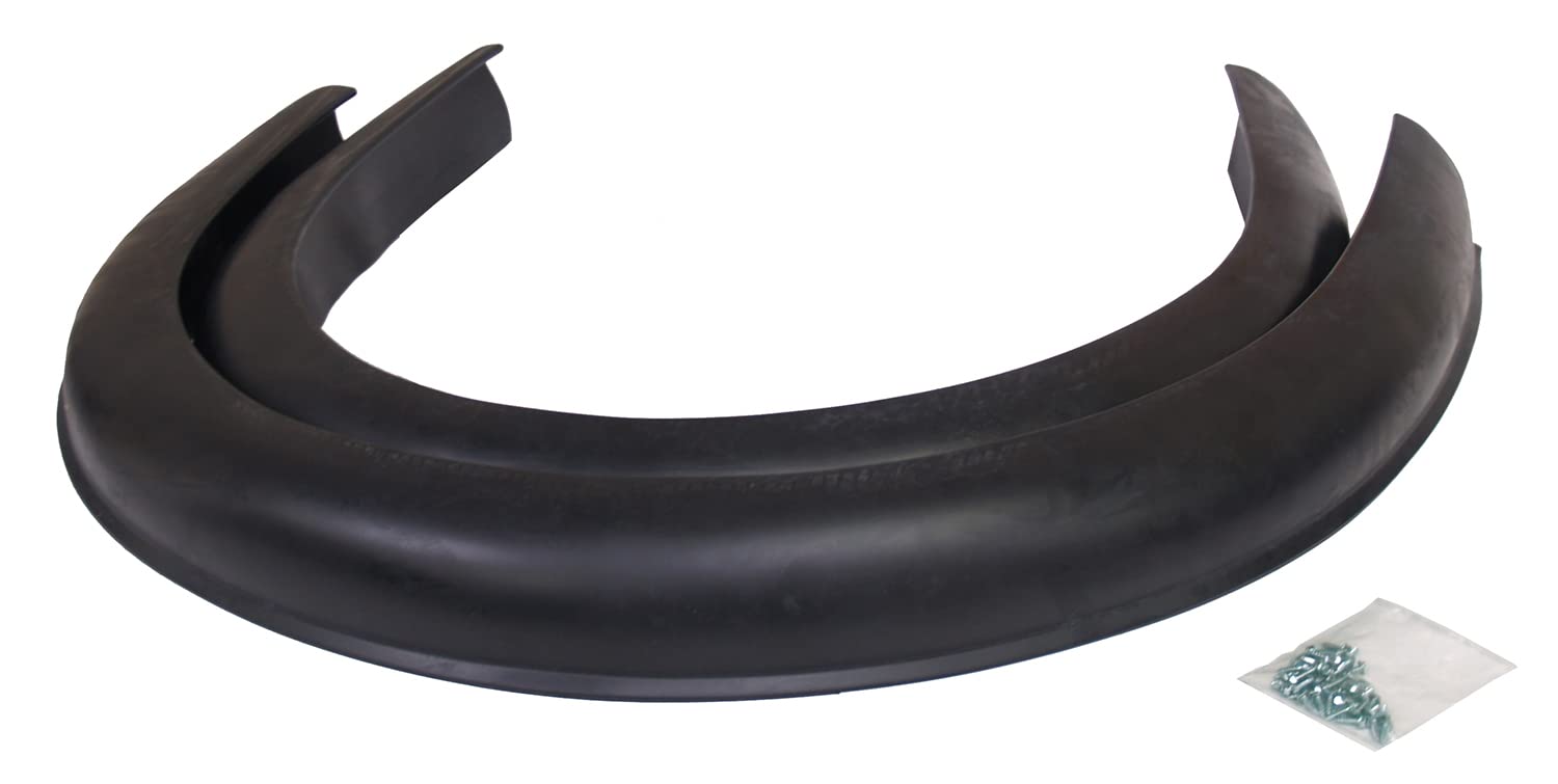 Pacer Performance Flexy Flares 52-205 Black 3-1/4" x 72" Full Coverage Heavy Duty Rubber Fender Extension Kit - 2 Piece
