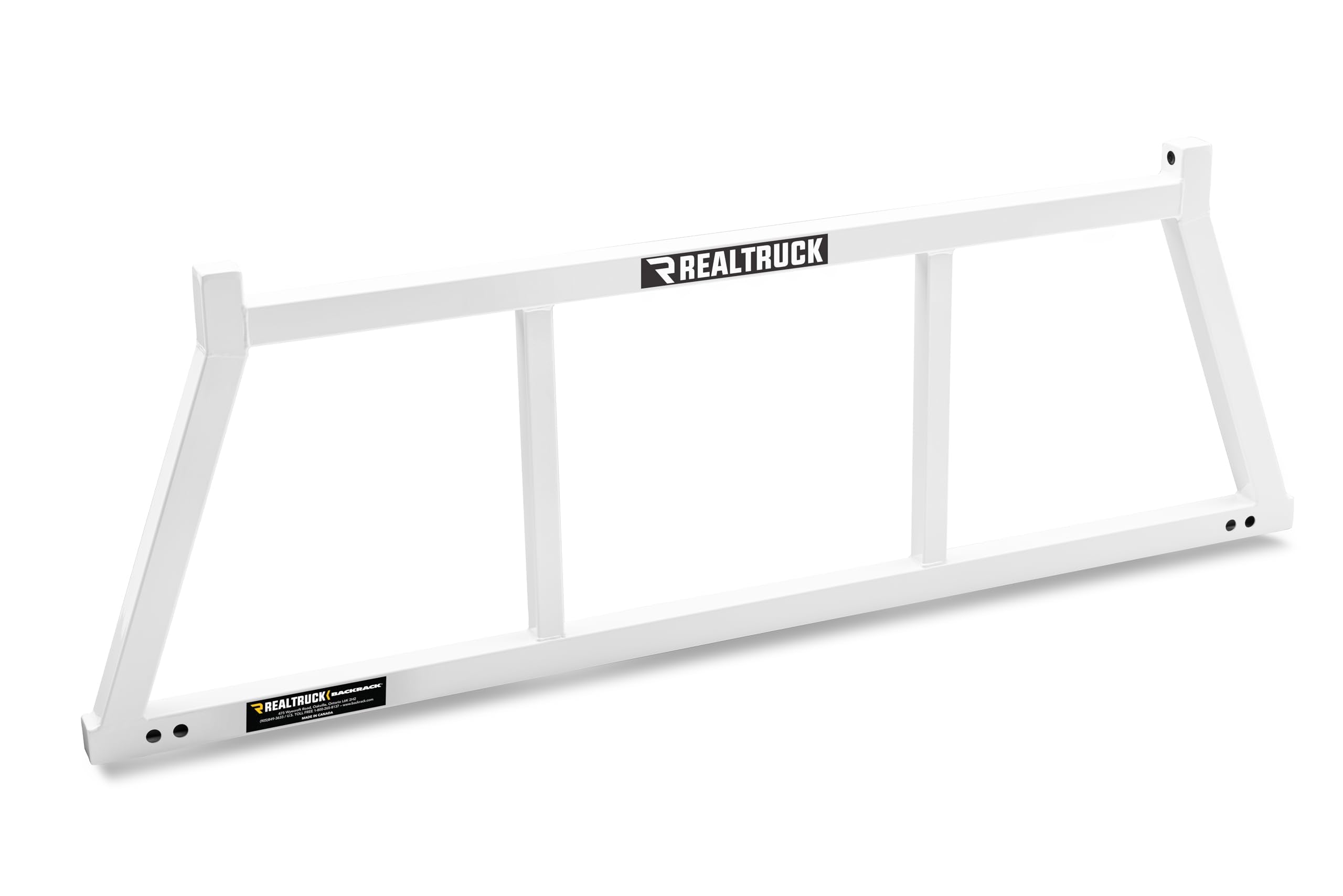 BACKRACK RealTruck Open Rack Frame Only, White | 14700W | Fits 1999-2025 Ford F-250/F-350/F-450